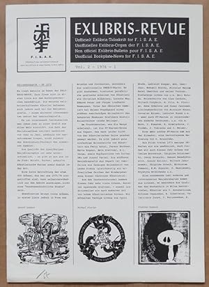 Exlibris-Revue [= Uofficielt Exlibris-Tidsskrift for F.I.S.A.E. Unoffizieles Exlibris-Organ der F...