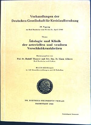 Imagen del vendedor de tiologie und Klinik der arteriellen und vensen Verschlukrankheiten Verhandlungen der Deutschen Gesellschaft fr Kreislaufforschung; 29. Tagung a la venta por books4less (Versandantiquariat Petra Gros GmbH & Co. KG)