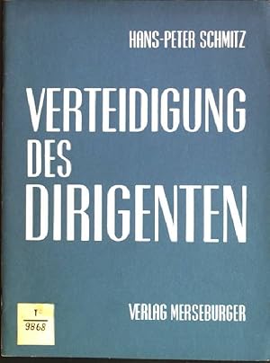 Image du vendeur pour Verteidigung des Dirigenten mis en vente par books4less (Versandantiquariat Petra Gros GmbH & Co. KG)
