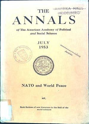 Imagen del vendedor de NATO and world peace The Annals; Vol. 288 a la venta por books4less (Versandantiquariat Petra Gros GmbH & Co. KG)