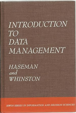 Seller image for Introduction To Data Management for sale by Sabra Books