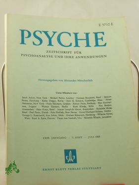 Bild des Verkufers fr XXIII/7, 1969, Dr. Eugen Mahler Beobachtbare kollektive Ichreaktionen zum Verkauf von Antiquariat Artemis Lorenz & Lorenz GbR