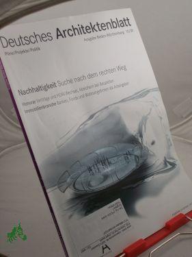 Imagen del vendedor de 10/2009, Nachhaltigkeit, Suche nach dem rechten Weg a la venta por Antiquariat Artemis Lorenz & Lorenz GbR