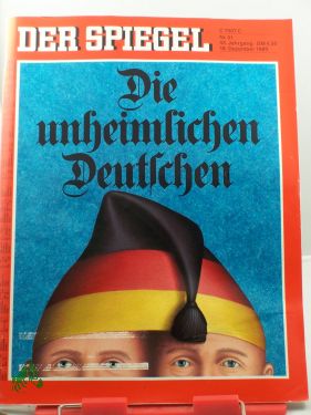 Bild des Verkufers fr 51/1989, 18. Dezember, Die unheimlichen Deutschen zum Verkauf von Antiquariat Artemis Lorenz & Lorenz GbR