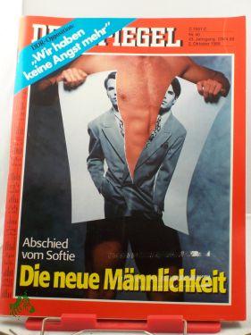 Bild des Verkufers fr 40/1989, 2. Oktober, Die neue Mnnlichkeit zum Verkauf von Antiquariat Artemis Lorenz & Lorenz GbR