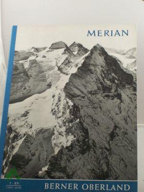 Bild des Verkufers fr 7/1962, Berner Oberland zum Verkauf von Antiquariat Artemis Lorenz & Lorenz GbR