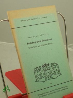 Bild des Verkufers fr Schpfung durch Entwicklung : Darwinismus und christlicher Glaube / Hans-Hinrich Jenssen. Hrsg. vom Sekretariat d. Hauptvorstandes d. Christl.-Demokrat. Union Deutschlands zum Verkauf von Antiquariat Artemis Lorenz & Lorenz GbR