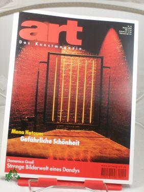 Bild des Verkufers fr 10/2000, Mona Hatoum Gefhrliche Schnheit zum Verkauf von Antiquariat Artemis Lorenz & Lorenz GbR