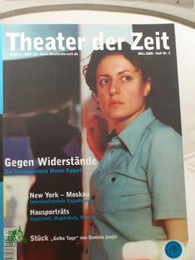 Bild des Verkufers fr 3/2008 Gegen Widerstnde Die Schauspielerin Maren Eggert zum Verkauf von Antiquariat Artemis Lorenz & Lorenz GbR