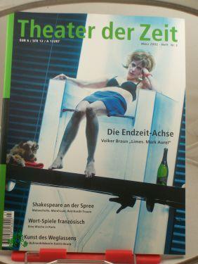 Bild des Verkufers fr Heft 03/2002 Die Endzeit-Achse Volker Brauns , Limes. Mark Aurel, zum Verkauf von Antiquariat Artemis Lorenz & Lorenz GbR