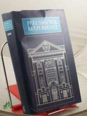 Bild des Verkufers fr ahrbuch Preussischer Kulturbesitz, Bd.28, 1991 zum Verkauf von Antiquariat Artemis Lorenz & Lorenz GbR