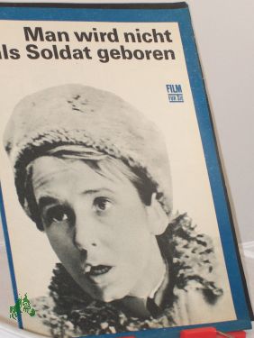 Bild des Verkufers fr 27/70, Man wird nicht als Soldat geboren zum Verkauf von Antiquariat Artemis Lorenz & Lorenz GbR