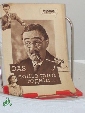Imagen del vendedor de 38/54, Das sollte man regeln a la venta por Antiquariat Artemis Lorenz & Lorenz GbR