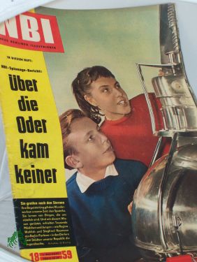 Bild des Verkufers fr 18/1959, ber die Oder kann keiner, NBI Spinage Bericht zum Verkauf von Antiquariat Artemis Lorenz & Lorenz GbR