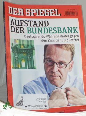 Bild des Verkufers fr 35/2012, Aufstand der Bundesbank zum Verkauf von Antiquariat Artemis Lorenz & Lorenz GbR