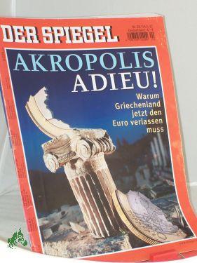 Bild des Verkufers fr 20/2012, Akropolis Adieu zum Verkauf von Antiquariat Artemis Lorenz & Lorenz GbR