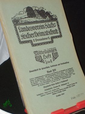 Bild des Verkufers fr Mitteilungen Heft 5-6, 1925 zum Verkauf von Antiquariat Artemis Lorenz & Lorenz GbR