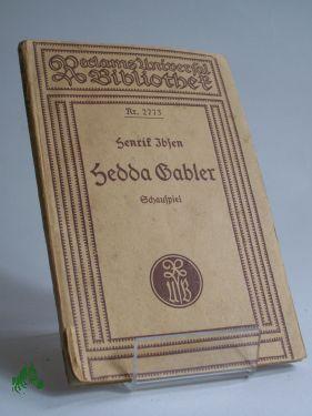 Bild des Verkufers fr Hedda Gabler : Schausp. in 4 Aufz. / Henrik Ibsen. Aus d. Norweg. bertr. von M. von Borch zum Verkauf von Antiquariat Artemis Lorenz & Lorenz GbR