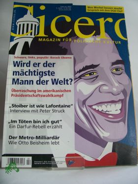 Bild des Verk�ufers f�r Im aktuellen Heft:Barack Obama: Wird er der m�chtigste Mann der Welt zum Verkauf von Antiquariat Artemis Lorenz & Lorenz GbR