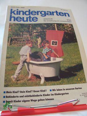 Bild des Verkufers fr Kindergarten heute, 09/1993 zum Verkauf von Antiquariat Artemis Lorenz & Lorenz GbR