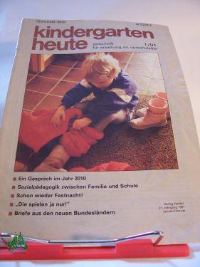 Bild des Verkufers fr Kindergarten heute, 01/1991 zum Verkauf von Antiquariat Artemis Lorenz & Lorenz GbR