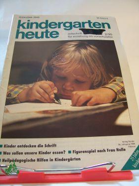 Bild des Verkufers fr Kindergarten heute 02/1995 zum Verkauf von Antiquariat Artemis Lorenz & Lorenz GbR