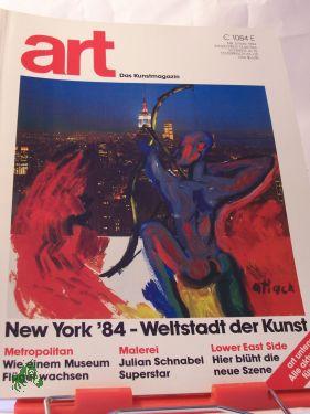 Bild des Verkufers fr 05/1984 new york 1984, weltstadt der kunst zum Verkauf von Antiquariat Artemis Lorenz & Lorenz GbR