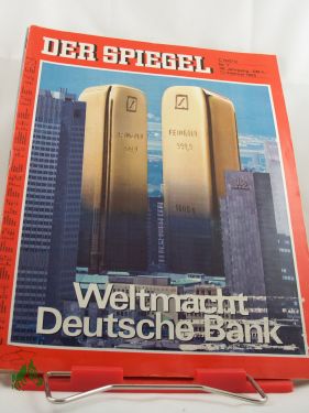 Bild des Verkufers fr 7/1985 Weltmacht Deutsche Bank zum Verkauf von Antiquariat Artemis Lorenz & Lorenz GbR