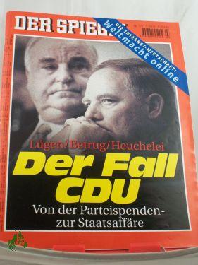 Bild des Verkufers fr 3/2000, Der Fall CDU Von der Parteispenden- zur Staatsaffre zum Verkauf von Antiquariat Artemis Lorenz & Lorenz GbR