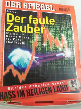 Bild des Verkufers fr 42/2000, Der faule Zauber zum Verkauf von Antiquariat Artemis Lorenz & Lorenz GbR