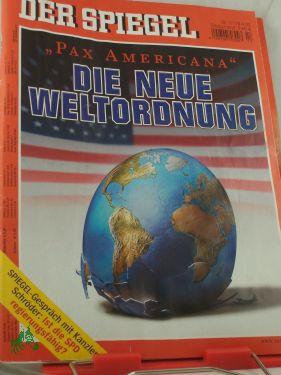 Bild des Verkufers fr 17/2003, Die neue Weltordnung zum Verkauf von Antiquariat Artemis Lorenz & Lorenz GbR