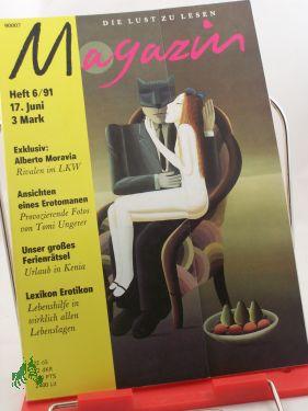 Bild des Verkufers fr 6/1991, Alberto Moravia zum Verkauf von Antiquariat Artemis Lorenz & Lorenz GbR
