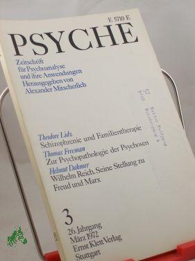 Bild des Verkufers fr 3/26, 1972, Zur Psychopathologie der Psychosen, zum Verkauf von Antiquariat Artemis Lorenz & Lorenz GbR