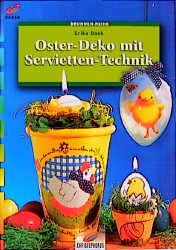 Oster-Deko mit Serviettentechnik