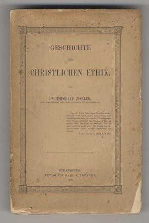 Geschichte der christlichen Ethik.