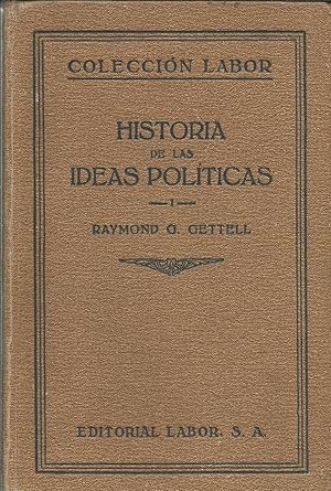 Seller image for Historia de las ideas polticas I for sale by Libros Sargantana