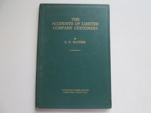 Seller image for Accounts of Limited Company Customers for sale by Goldstone Rare Books
