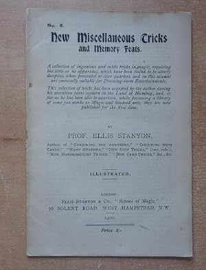 Immagine del venditore per New Miscellaneous Tricks and Memory Feats. Stanyon's Serial Lessons in Conjuring No.6 venduto da BRIMSTONES