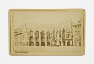 Altstadt Rathaus in Braunschweig 1875" (rückseitige handschriftl. Bezeichnung).