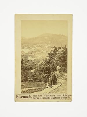 Eisenach, mit der Wartburg vom Pflugensberge (Eichels Garten) gesehen".