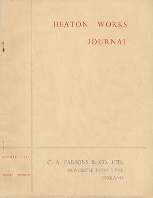 Image du vendeur pour Heaton Works Journal. Summer 1947. Volume 4 No. 24 mis en vente par Barter Books Ltd