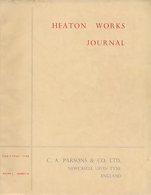 Image du vendeur pour Heaton Works Journal. Christmas 1948. Volume 5 No. 27 mis en vente par Barter Books Ltd