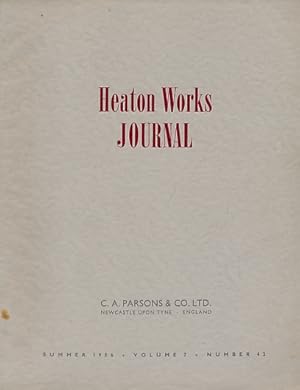 Image du vendeur pour Heaton Works Journal. Summer 1956. Volume 7 No. 42 mis en vente par Barter Books Ltd