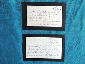 Lettres Autographes Signées de Marguerite Gavardie à Yvonne Astruc. (2 CAS)