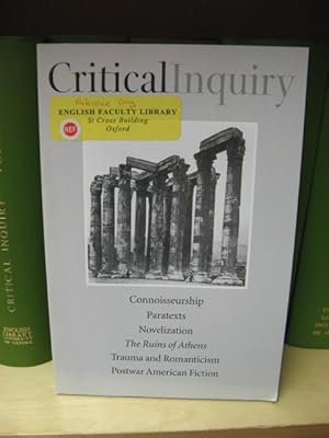 Image du vendeur pour Critical Inquiry: Vol. 32, No. 1, Autumn 2005, Pages 1-160 mis en vente par PsychoBabel & Skoob Books