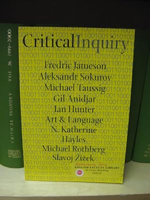 Image du vendeur pour Critical Inquiry: Vol. 33, No. 1, Autumn 2006, Pages 1-218 mis en vente par PsychoBabel & Skoob Books