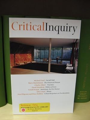 Image du vendeur pour Critical Inquiry: Vol. 33, No. 3, Spring 2007, Pages 471-662 mis en vente par PsychoBabel & Skoob Books