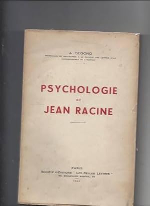 Psychologie de Jean Racine