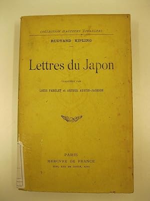 lettres du Japon. traduits par Louis Fabulet et Arthur Austin Jackson