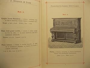 Jllustrirter catalog der pianoforte-fabrik. F. Dorner & Sohn, Stuttgart